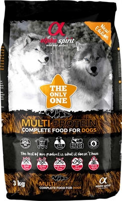 The Only One - multiprotein - hundefoder 3kg - Alpha Spirit